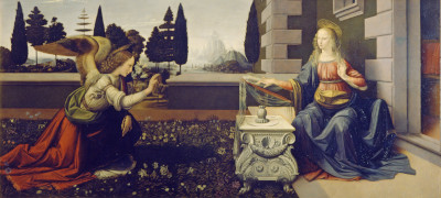 Annunciation Leonardo da Vinci